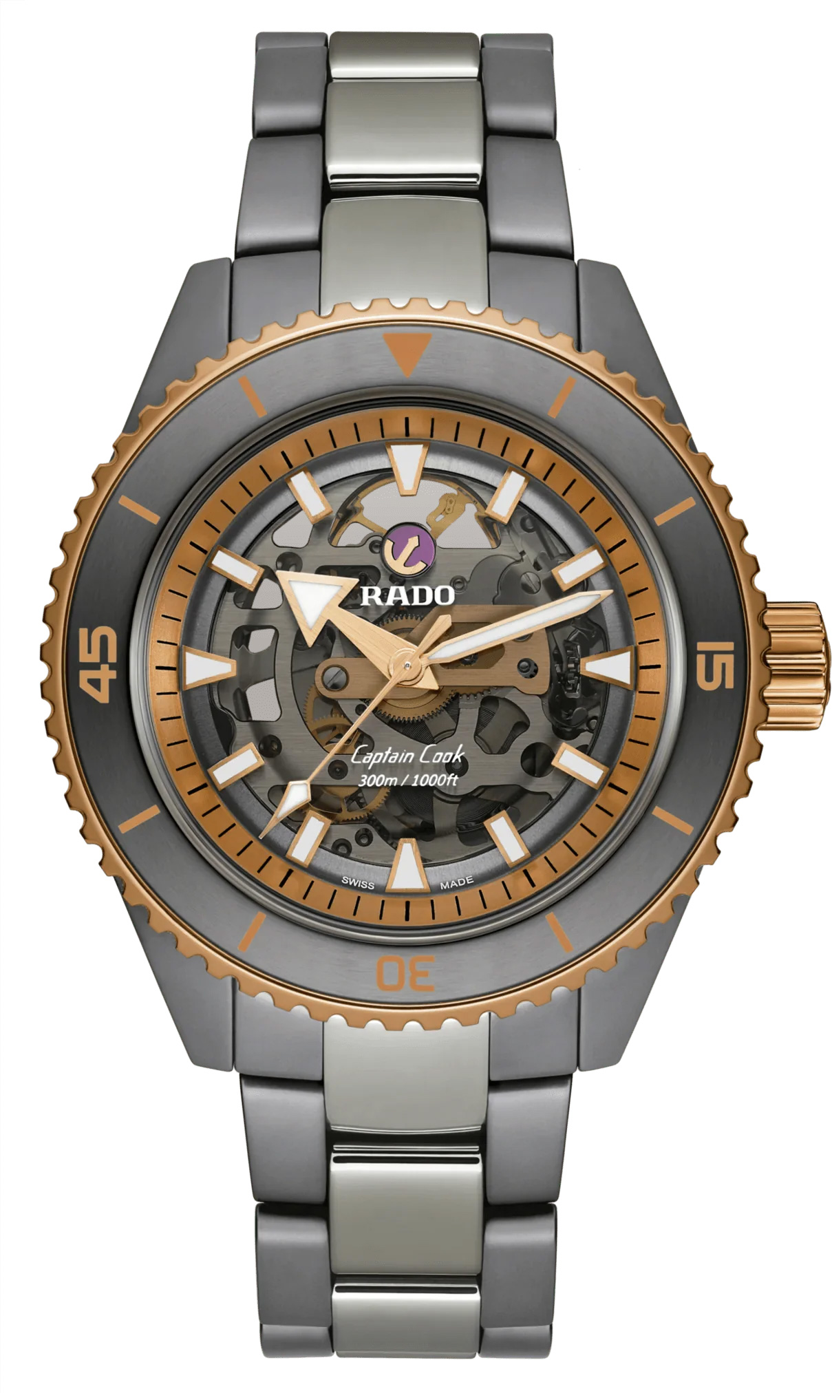 Rado Captain Cook High-Tech Ceramic Skeleton R32148162