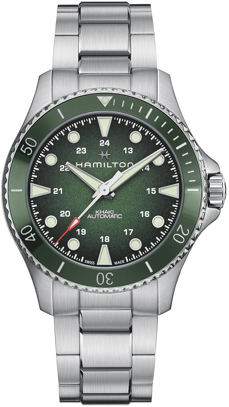 Khaki Navy Scuba Auto 43mm H82525160