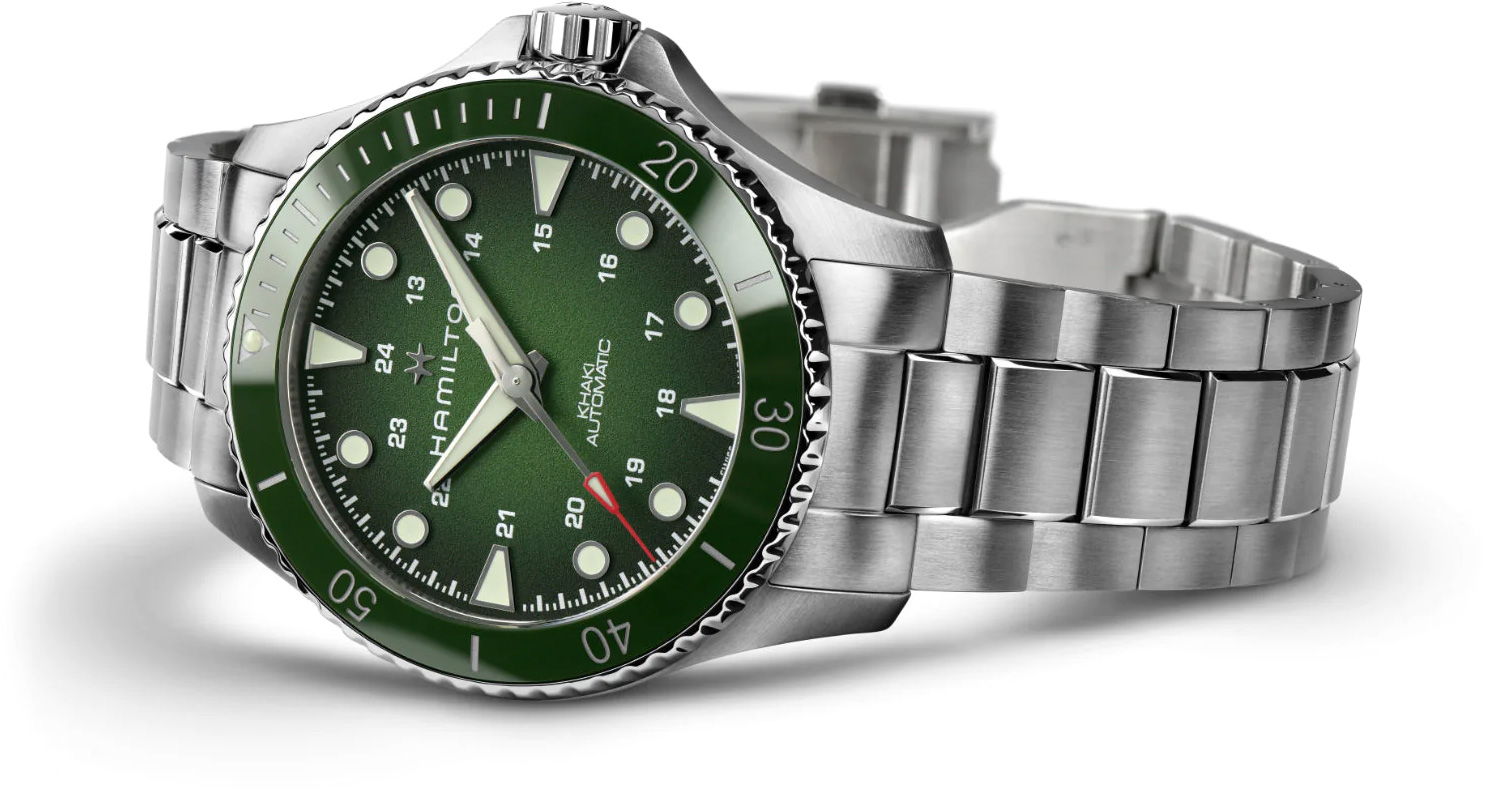 Khaki Navy Scuba Auto 43mm H82525160