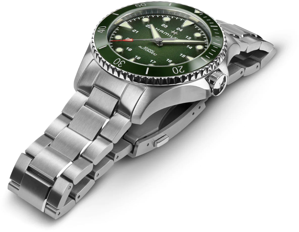 Khaki Navy Scuba Auto 43mm H82525160