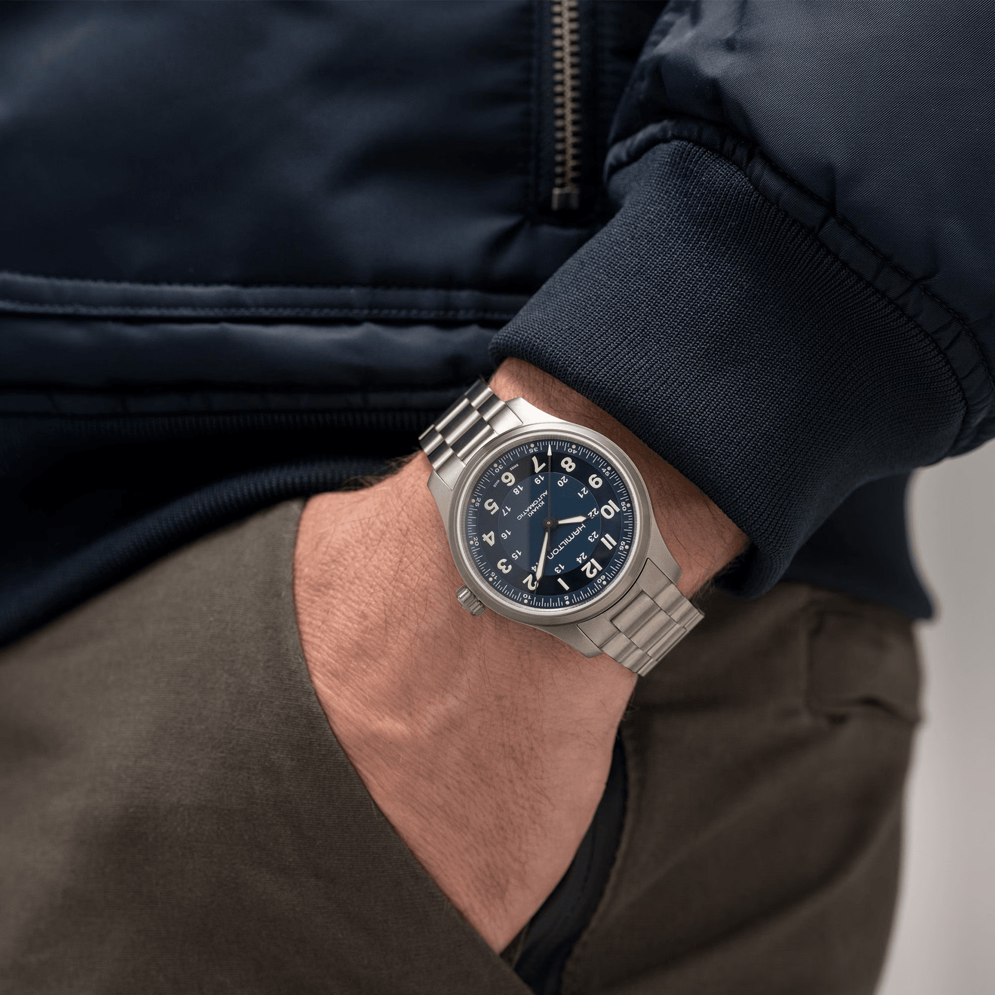 Hamilton H70545140 Khaki Field Titanium Auto