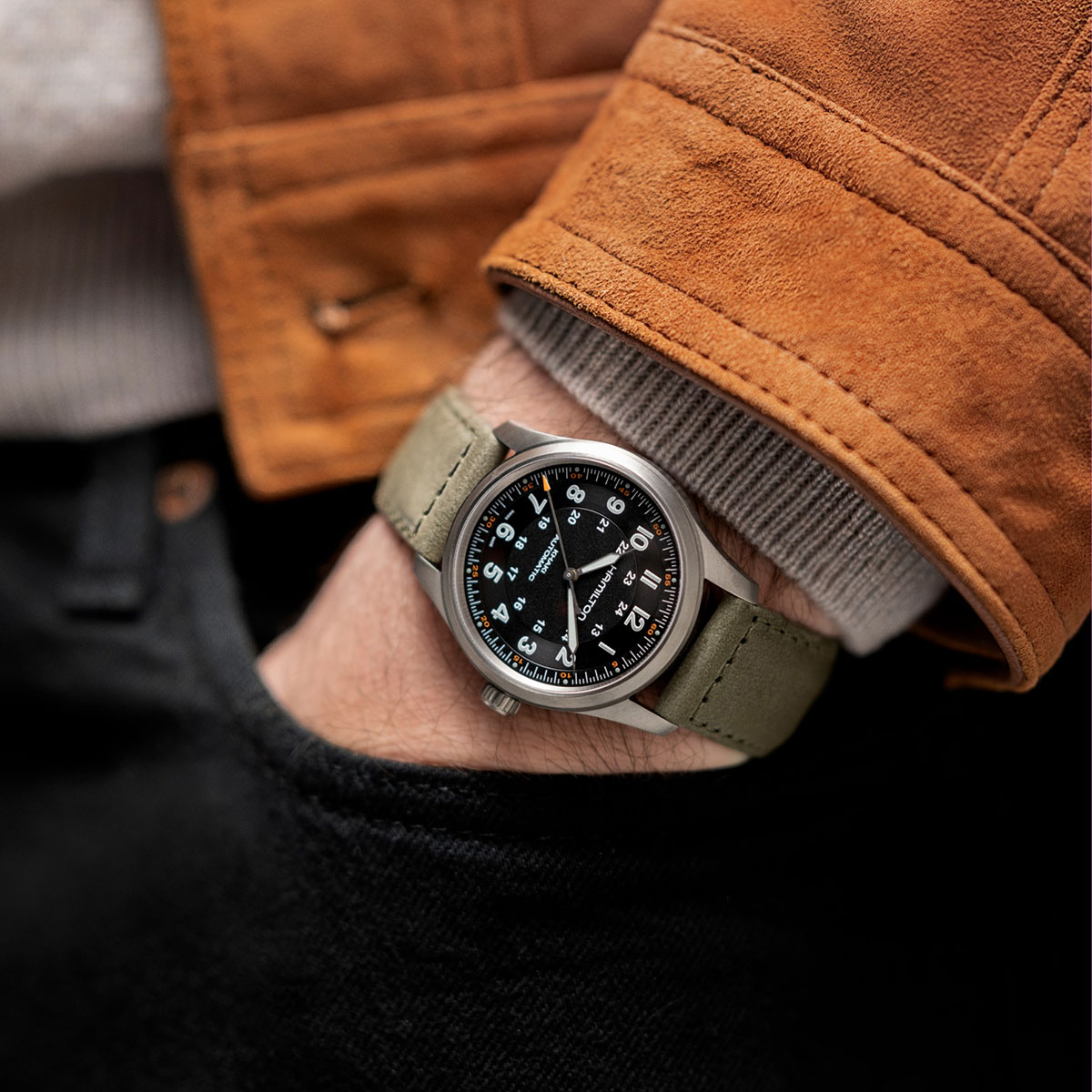 Hamilton Men's Khaki Field Auto H70205830