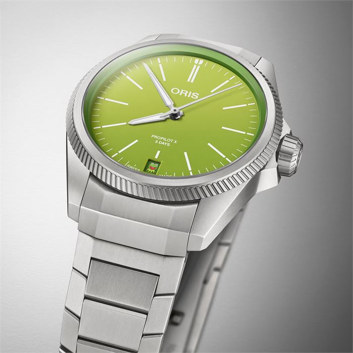 Oris ProPilot X Kermit Edition 01 400 7778 7157-Set | Engin Saat