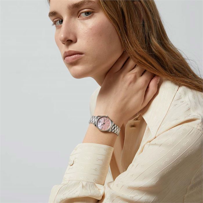Gucci G-Timeless Quartz Pink 29mm YA1265062 | Engin Saat