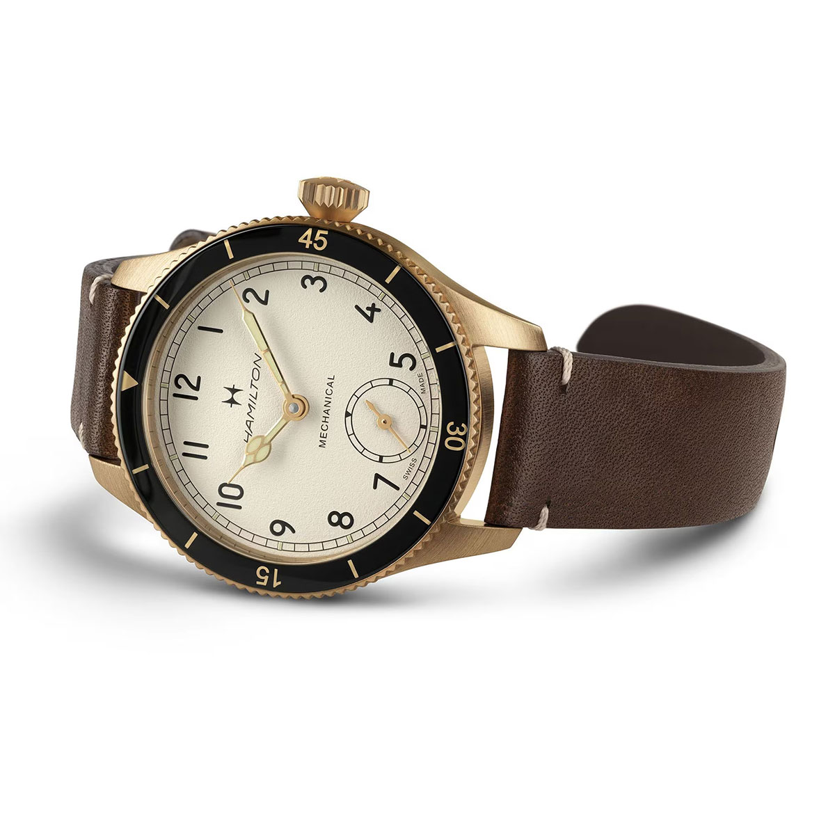 Hamilton H76709510 Khaki Aviation Pilot Pioneer Mechanical Bronze 43mm