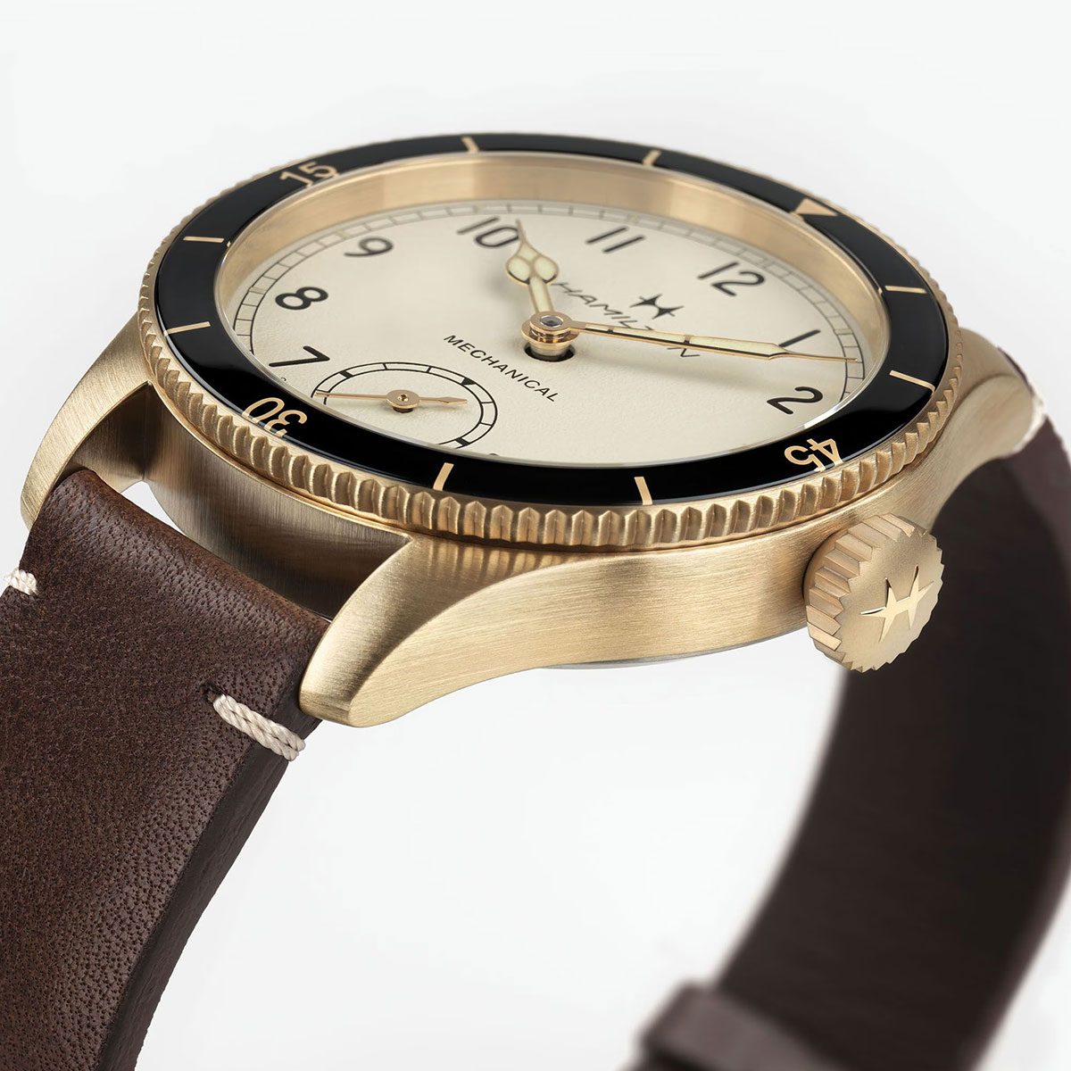 Hamilton H76709510 Khaki Aviation Pilot Pioneer Mechanical Bronze 43mm