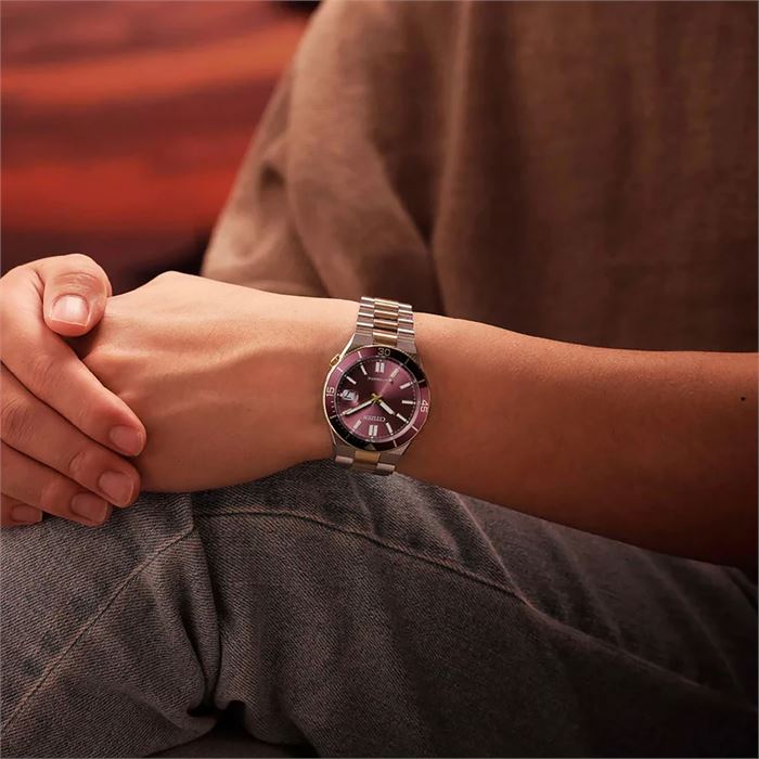 Citizen Tsuyosa Shore Coral Red NJ0234-58X | Engin Saat