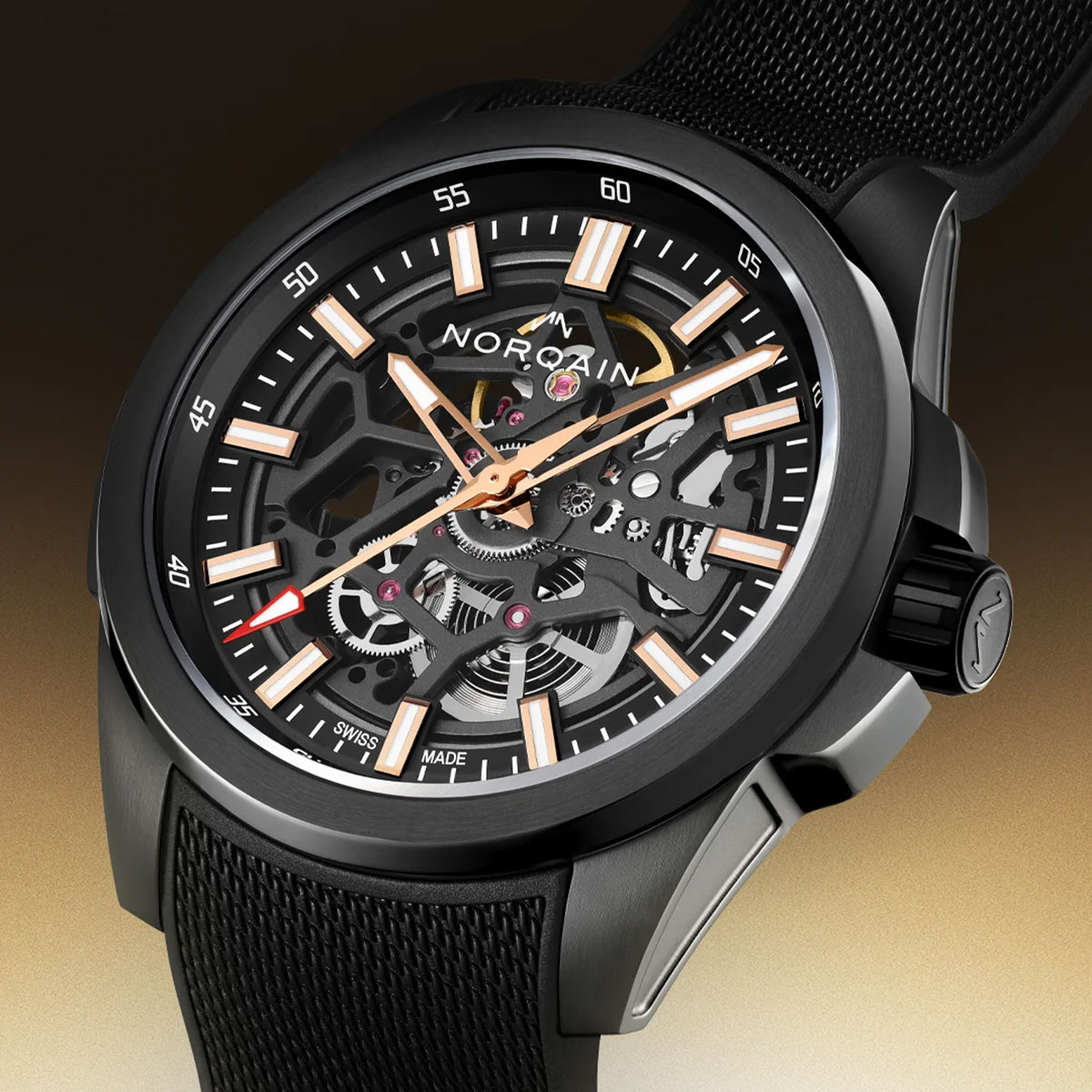 Norqain Independence Skeleton Titanium N3000.07T01.B03.R01